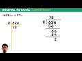 Decimal to Octal Convertion HINDI