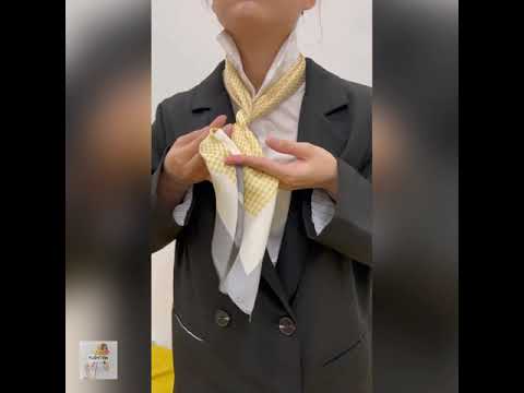 Video HƯỚNG DẪN CÁCH THẮT KHĂN LỤA VUÔNG ĐẸP lịch sự dành... - youtube