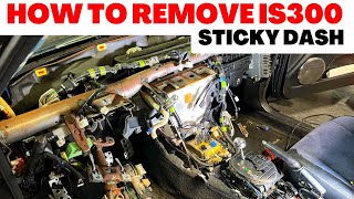 How to Remove Lexus IS300 Dash | Sticky Dash Replacement
