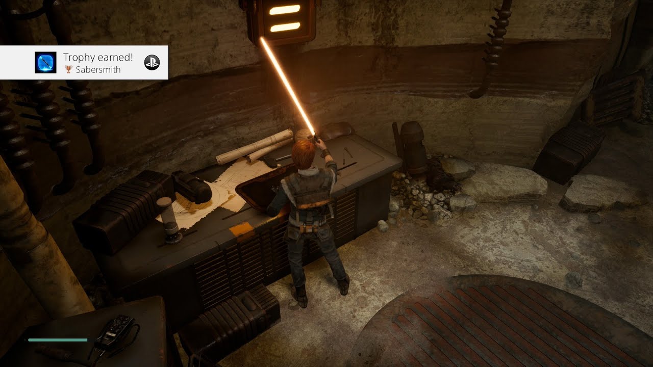 STAR WARS Jedi: Fallen Order - How to unlock Sabersmith Trophy / Achievement (PreOrder Content)