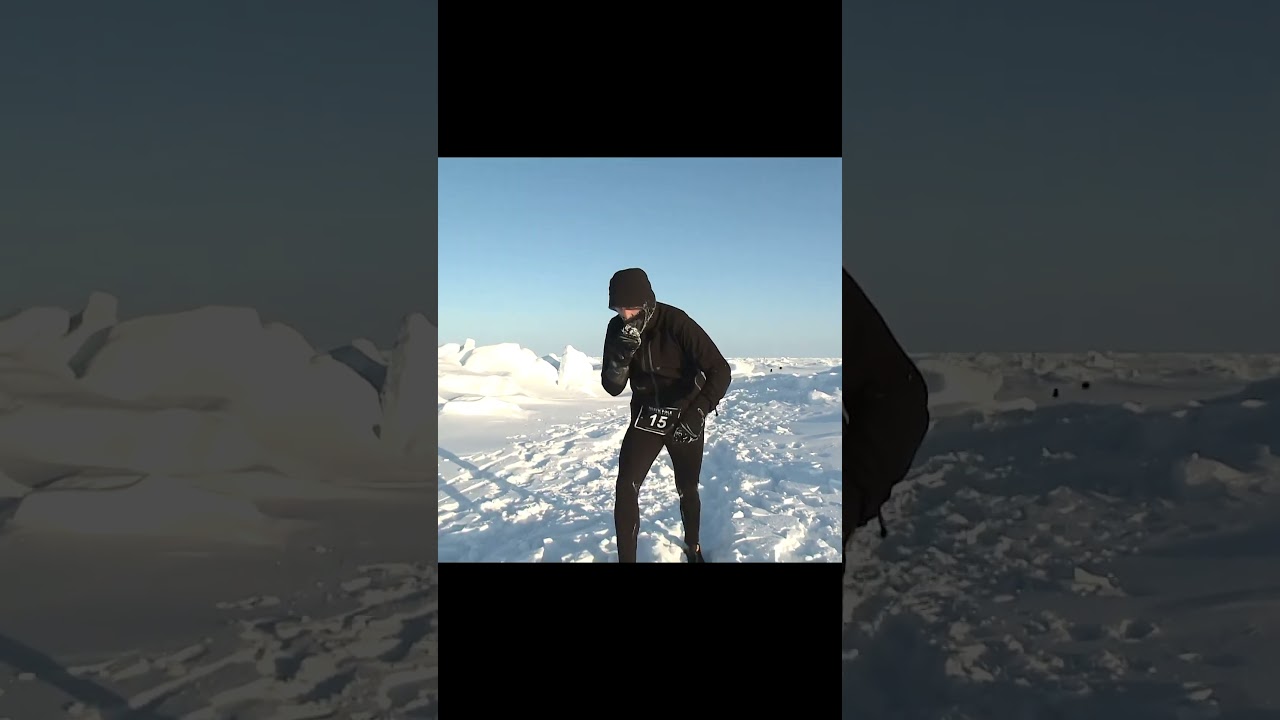 The coldest marathon in the world 