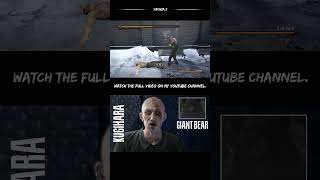 Kugihara / Giant Bear / Moveset / Yakuza 5