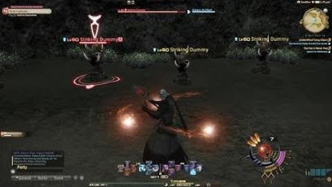 FINAL FANTASY XIV Black Mage lvl 80 rotation