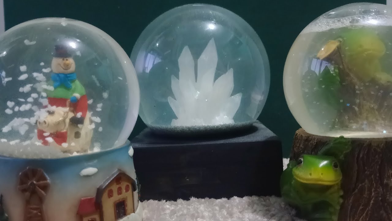 [ASMR] My Snow Globe Collection ❄️