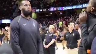 Lebron James & Jr Smith Pre Game Dance