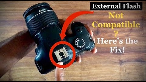 How to Use a Canon Camera with a Non-Compatible Single Pin Flash: Easy Hot Shoe Mount Fix