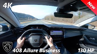 Peugeot 408 2023 - POV Test drive \& FULL review in 4K (1.2 PureTech 130 HP)