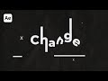 Dynamic text animation in after effects  after effects tutorial  text animation in after effects