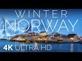 Winter in Norway AMAZING - Piano Relaxing Music with Beautiful Nature 4k UHD and sound