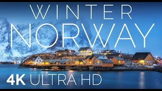 The Nature Of Norway Winter With Relaxing Music - 4K Videohd