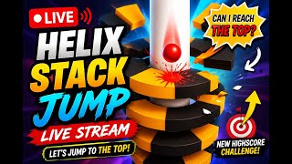 Helix Stack Jump 🔴 LIVE | Beat High Scores & Crazy Levels! screenshot 2