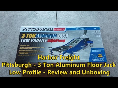 Pittsburgh 3 Ton Aluminum Floor Jack Low Profile