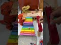 虹色の木琴+木製ウェーブスロープ☆マーブルランASMR☆Oddly satisfying⑨ #ピタゴラスイッチ #marblerun
