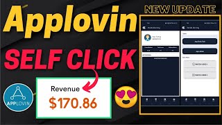 Applovin New Self Click Untressible Earning System App & Applovin Payment Proof screenshot 1