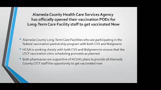 Alameda County Meeting For Rcfe And Arf With Public Health And Ltc Ombudsman  012521