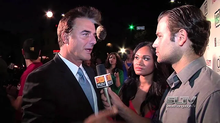 Chris Noth beats up Aiden Simko on the red carpet