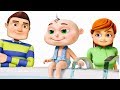 Five Little Babies Bathing In A Tub | Learn Good Habits For Kids | Five Little Babies Collection