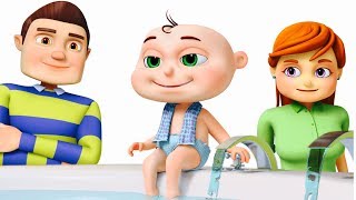 five little babies bathing in a tub learn good habits for kids five little babies collection