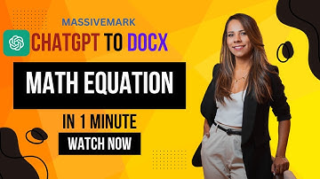 The Ultimate Trick to Copy Paste Math and Tables from ChatGPT to a Word document with all formatting