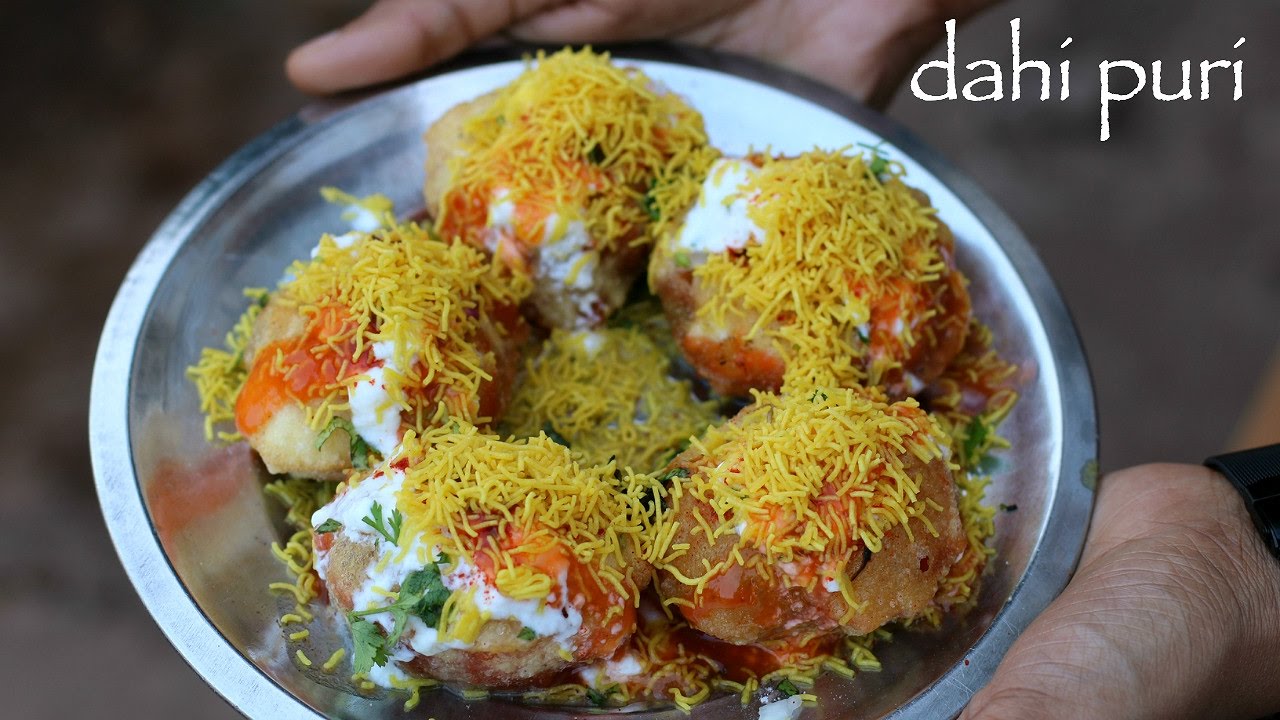 dahi puri recipe | how to make dahi batata puri recipe | Hebbar Kitchen