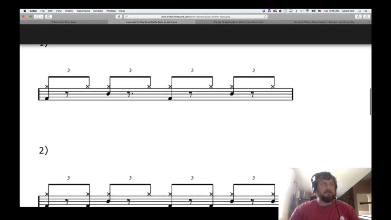 basic drum beats tabs