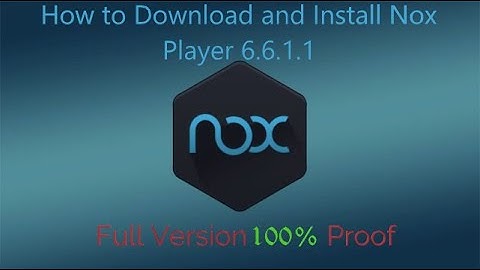nox player ko install kaise karen | How to Install Nox Player