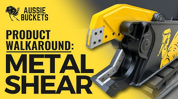 Rotating Hydraulic Shear In-Depth Walkaround | Aussie Buckets