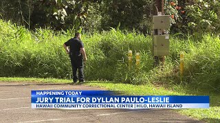 A jury trial is underway for a Big Island prison escapee