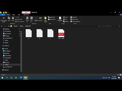 วีดีโอ: 4 วิธีในการสร้างไฟล์ Zip