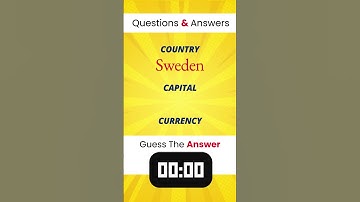 Country Quiz With Answers #shorts #gkquiz
