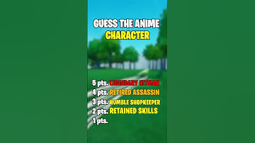 Guess the Anime Character Level 42 🤔 #anime #guessthecharacters #quiz #sakamotodaysmanga