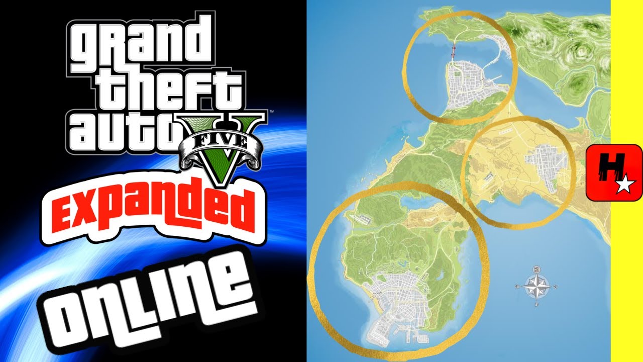 GTA V Expandido e Novo Mapa GTA Online (PS5 / Xbox Series X) 