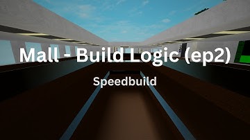 4 floor mall speedbuild - Build Logic - EP 2 #buildlogic #roblox