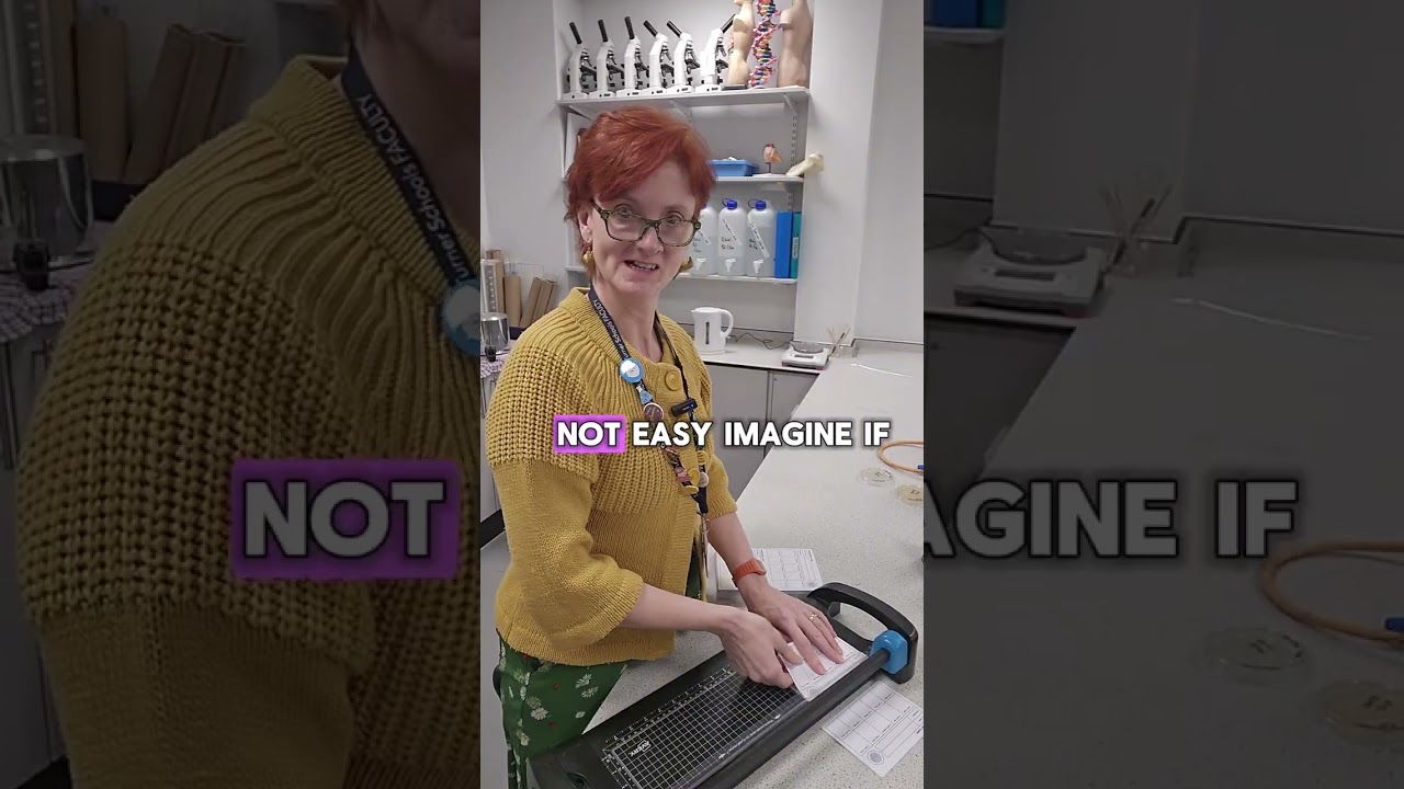 Forensic Day prep chaos: cutting hundreds of fingerprint cards