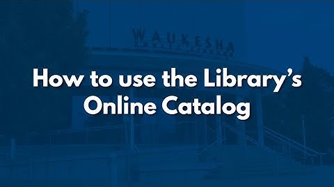 How to Use the Library