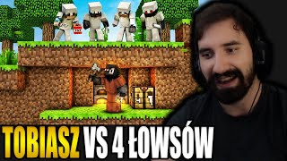 TOBIASZ vs 4 ŁOWCÓW - OSTATECZNE STARCIE | Oglądam @TobiaszGaming