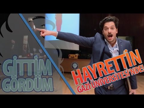 Hayrettin Gazi Üniversitesi'nde!