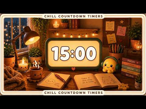 15 Minute Timer Cozy Nook With Relaxing Calm Music