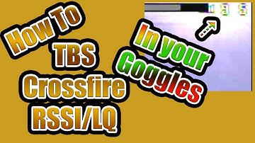 How to Get TBS Crossfire LQ/RSSI into OSD