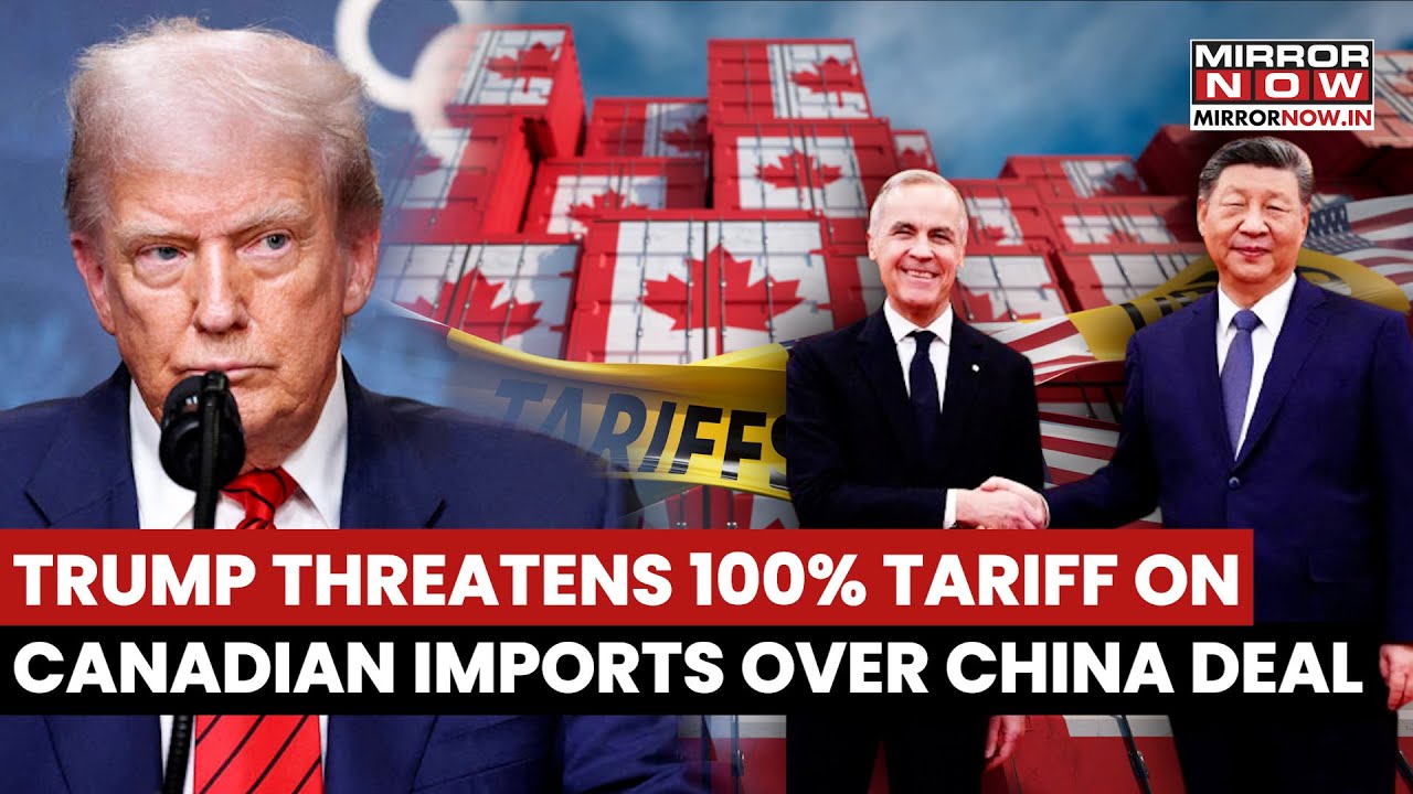 Trump Threatens To Impose 100% Tariff On Canadian Imports If Carney-Xi Jinping Sign Trade Deal