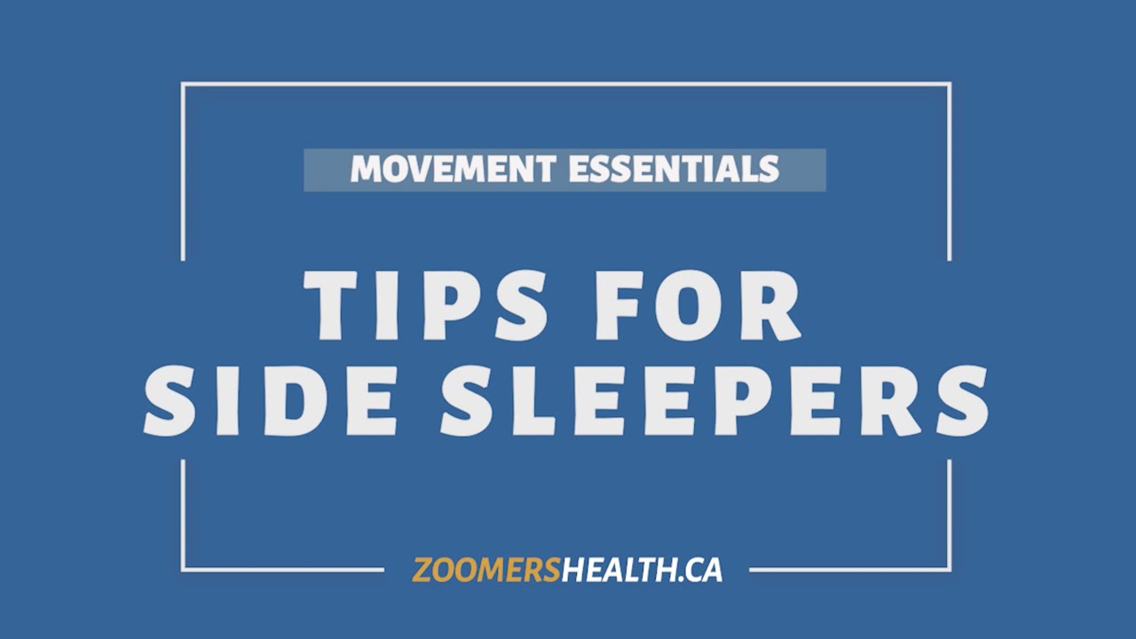 Tips for side sleepers!