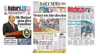 Live: #MAGAZETINI LEO: Dk Mwinyi atoa dira Zanzibar/ Waziri Mkuu hadharani leo