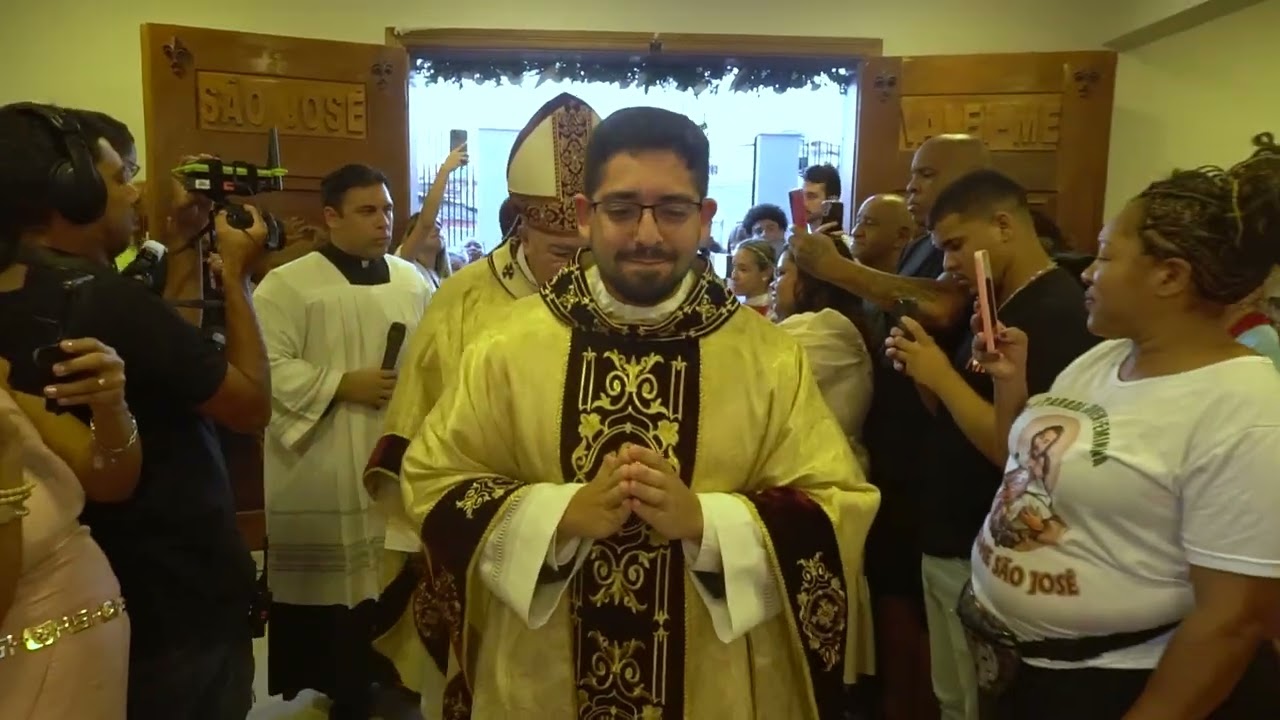 Cobertura da missa de criação canônica da Paróquia São José - Nova Cidade, Inhoaíba