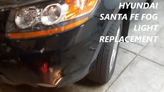 Hyundai Santa Fe Fog Light Replacement. #hyundai #foglight #headlight