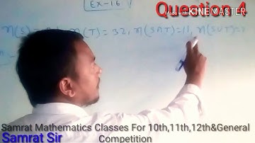 Exercise-1.6, Class-11th,Sets Theory,BSEB,NCERT,Maths Solution,All Questions#Deepak Kumar Samrat Sir