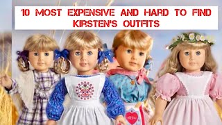 10 Most Expensive and Rare Hard to Find Outfits from American Girl Kirsten Larson Collection AG Doll
