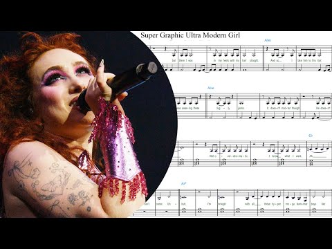 Super Graphic Ultra Modern Girl (with lyrics and chord symbols) - Chappell Roan
