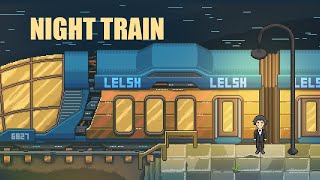 Night Train - Pixel Art Timelapse with Relaxing Piano