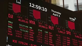 Stocks plummet for second day after Trump tariffs