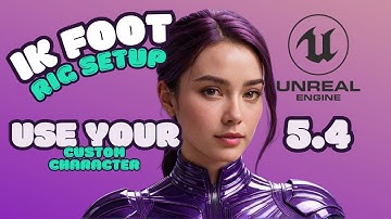 USE Your Own Character in Unreal Engine 5.4 with EASY IK Foot Rig Setup!